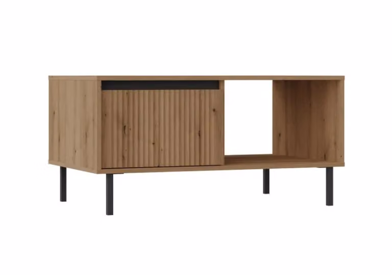 Tavolino TIRIL - evoke rovere / nero