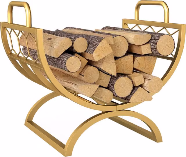Scrivania da interno Outsunny Oro L 46 cm x P 36 cm x H 41 cm