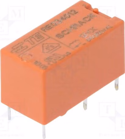 1 relè: elettromagnetico, bobina: 12VDC, 6A/250VAC, codice prodotto: 2-1416010-6. Elettromagneti