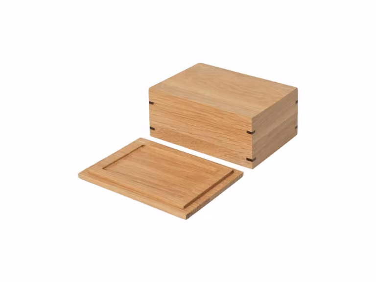 Bon Scatola Porta Burro - Natural Oak