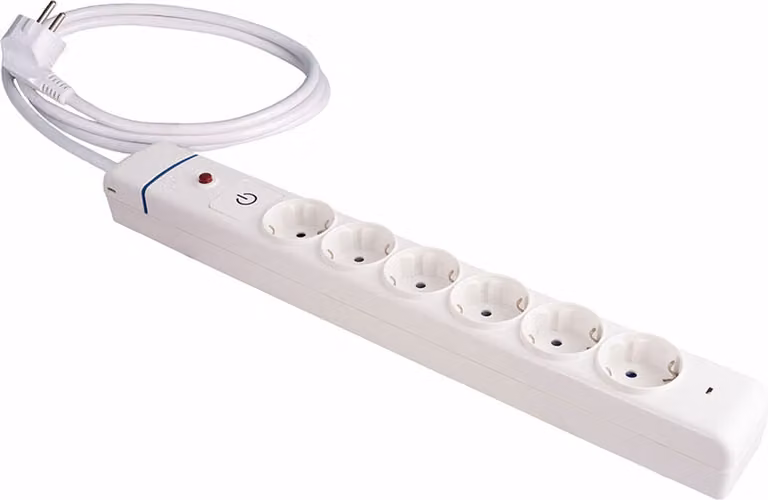 Ciabatta elettrica con 6 prese e interruttore Solera 61ilso 250 V 16 A (1,5 m)