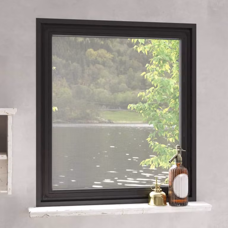 vidaXL Zanzariera Magnetica per Finestre Colore Antracite 130 x 150 cm