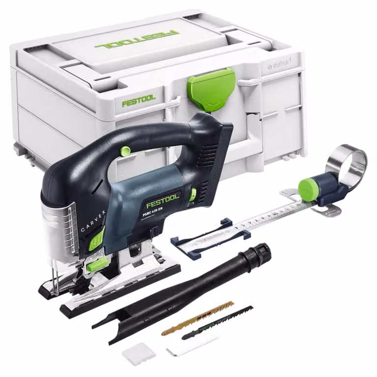 Festool PSBC 420 EB-Basic Sega a gattuccio a batteria 18 V 120 mm ( 576530 ) Brushless + Systainer - senza batteria, senza caricabatterie