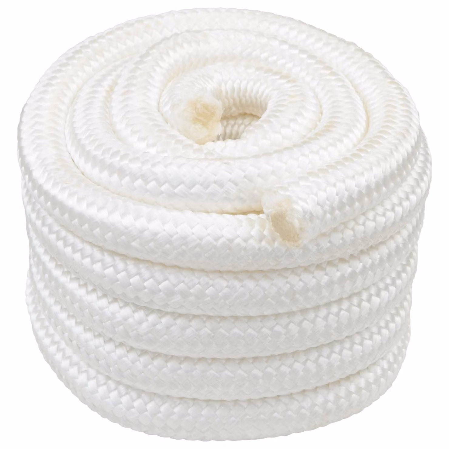 vidaXL Corda da Barca in Plastica Bianca, Lunghezza: 5 m, Diametro: 3 mm