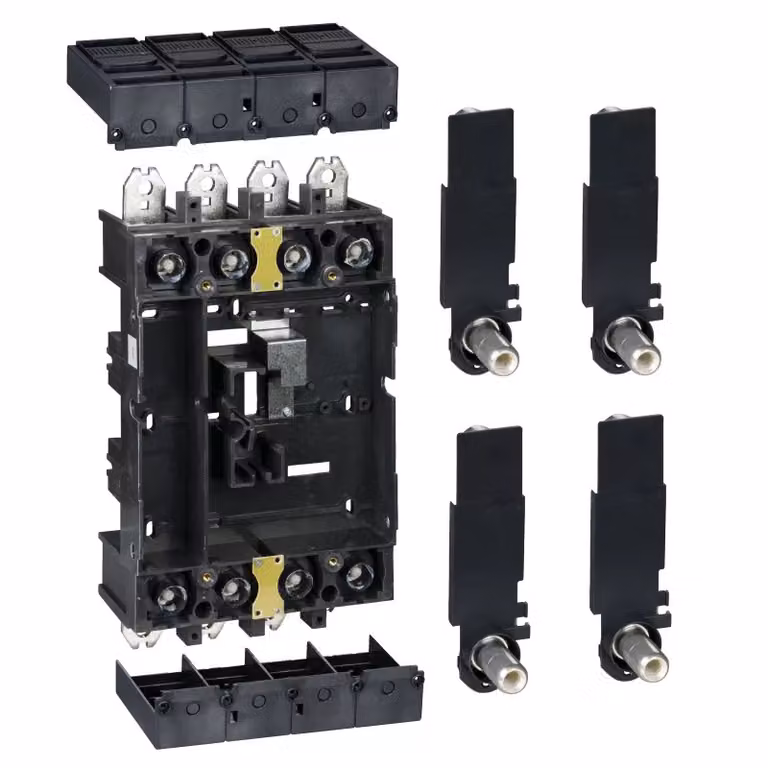 Kit di montaggio Schneider Electric 4P VigiComPact, accessori per interruttori automatici compatti ComPact NSX100-250, codice LV429292
