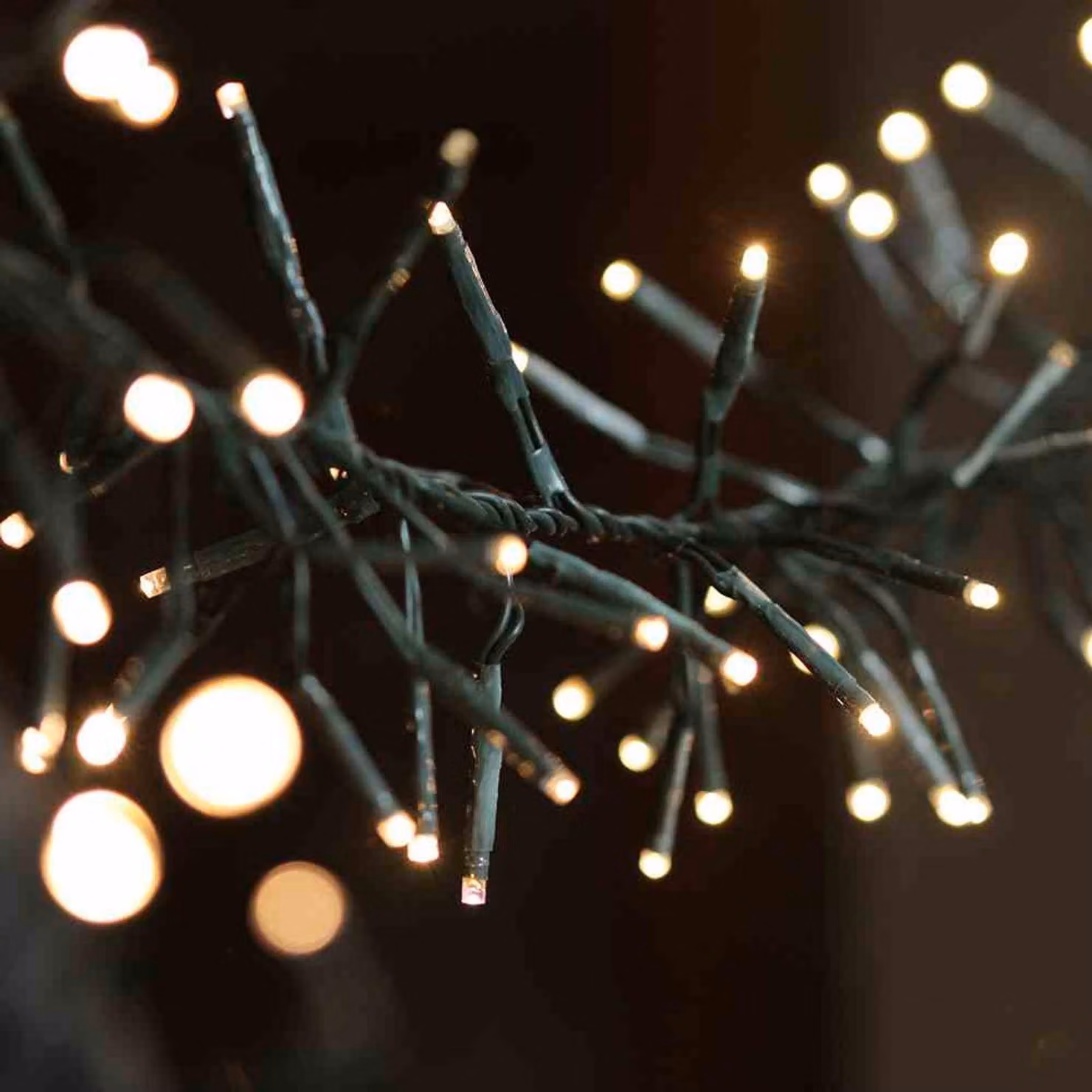 768 Led Cluster Fairy Lights Bianco caldo Outdoor Leds 4,5M Cluster Lights