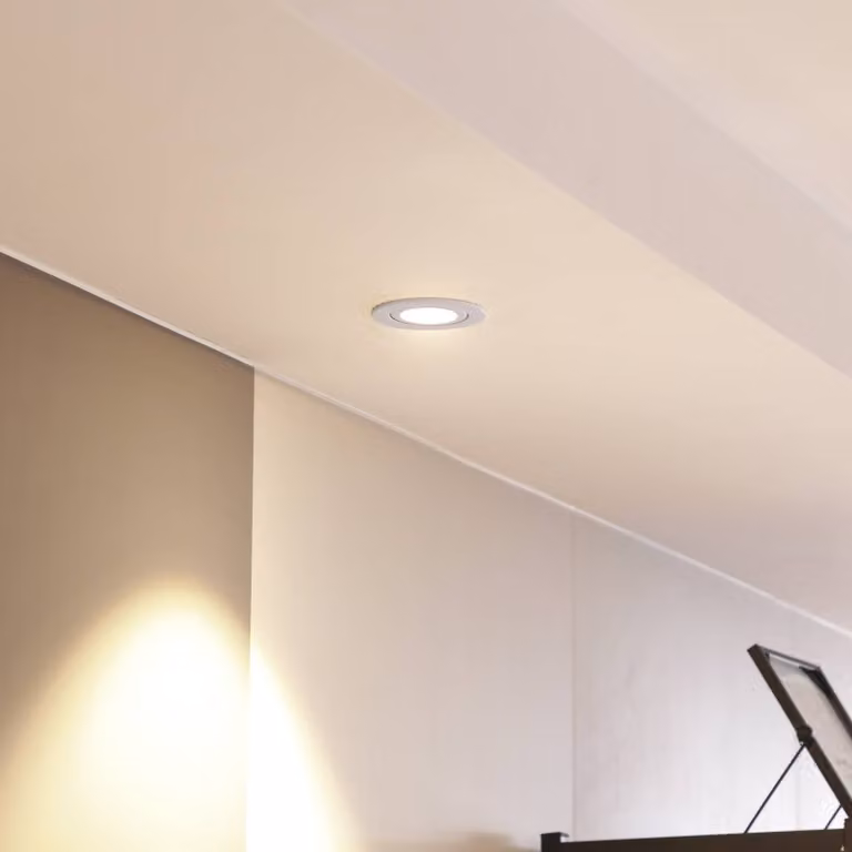 Arcchio Faretto a LED Jyra, bianco, 2.700K Jyra Arcchio, dimmerabile, Bianco / Opale, Soggiorno / Sala da pranzo, Alluminio, Moderno
