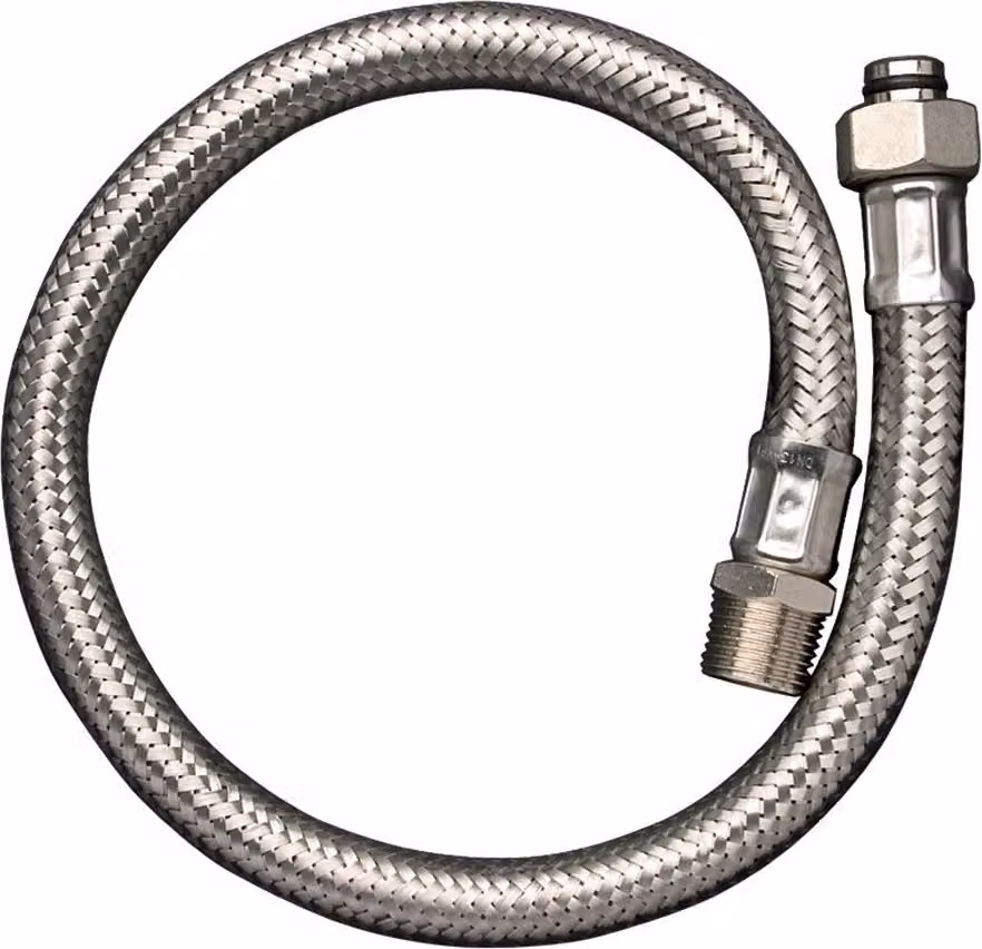 Hansgrohe tubo di collegamento termostatico a 2 fori cromo per bordo vasca