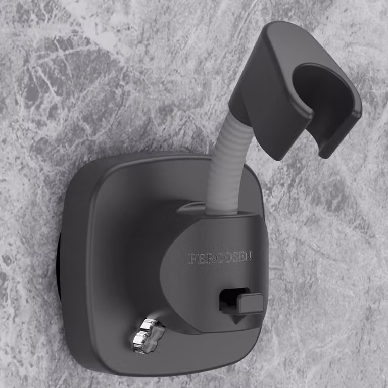 Supporto per doccia girevole a 360° con ventosa e capacità di carico di 10 kg