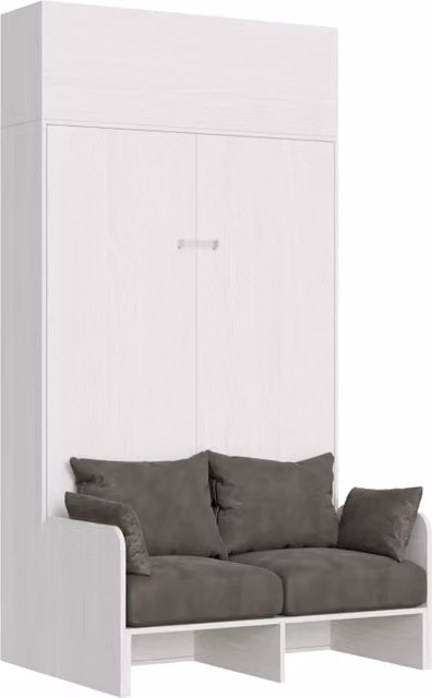 Letto Sofà Kentaro Itamoby Bianco Frassino con pensile vasistas L/P: 140 x 190 cm – 1