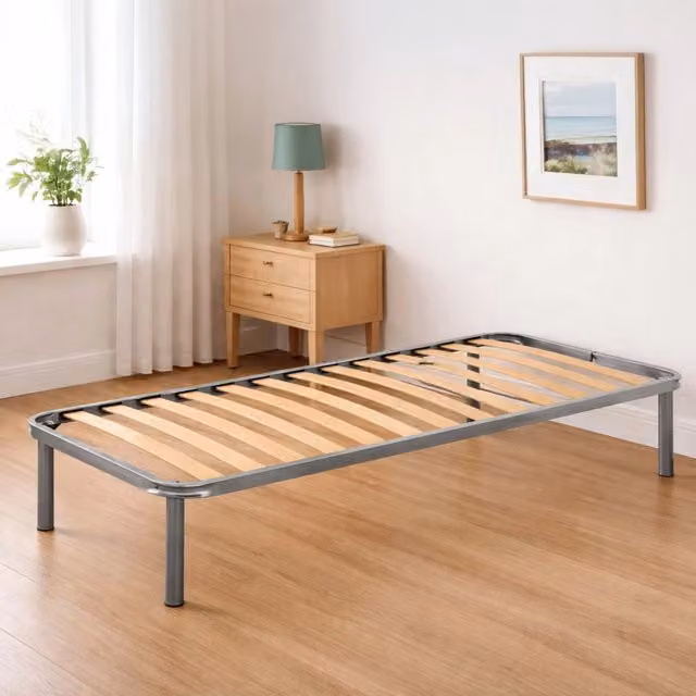 Rete letto singolo ortopedica Amammata di Talamo Italia in multistrato di betulla con 13 doghe L: 90 cm, P: 180 cm, H: 34 cm – 1