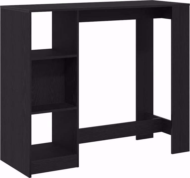 Tavolo da bar Rovere Nero 124 x 46 x 103.5 cm Legno multistrato