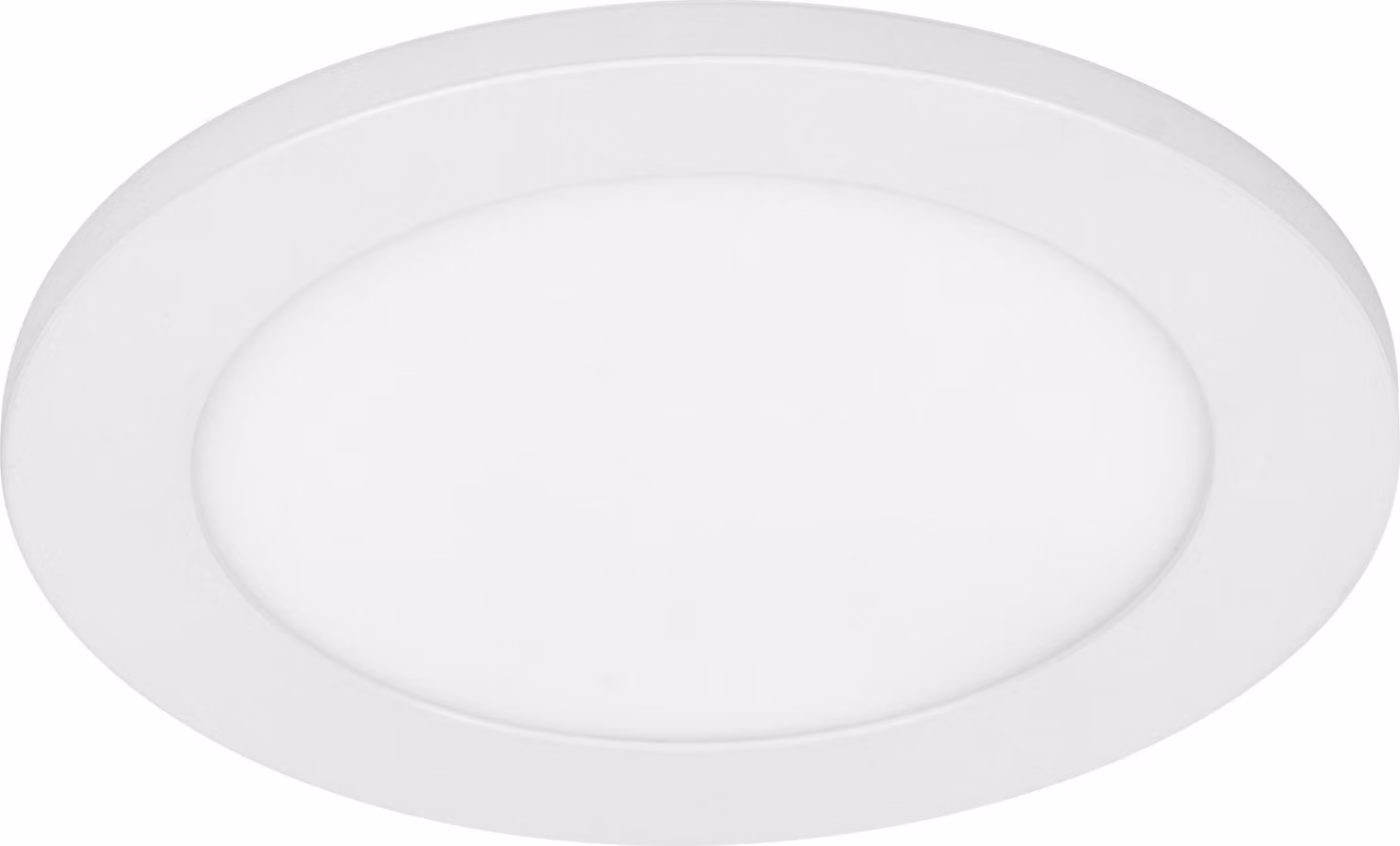 OSRAM Essential LED Downlight Side-Mainlight 175 mm 18 W, lampada da incasso bianco caldo 3000 K, faretto da soffitto in alluminio bianco