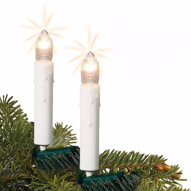 Catena luminosa con 10 luci, lunghezza 3,6 metri, luce bianco caldo,