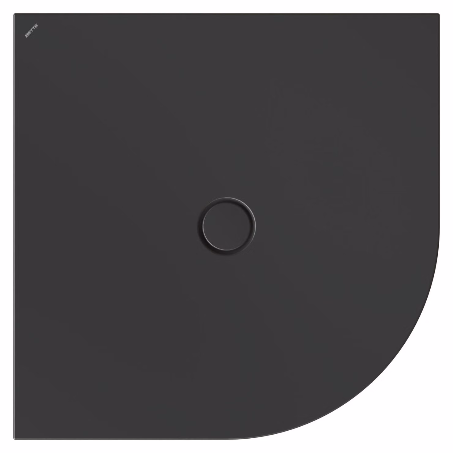 BetteFloor Corner receveurs de douche quart de cercle avec BetteGlasur Plus, 1000x1000mm, 5451-402PLUS, 5451-402PLUS