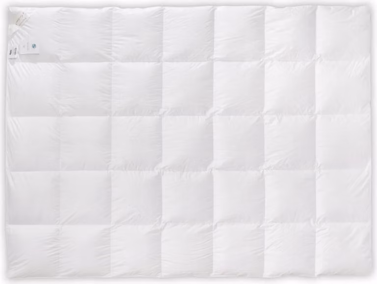 Piumino GÄNSEDAUNEN 70% 155x200 Basic Plus 1500g PREMIUM bianco
