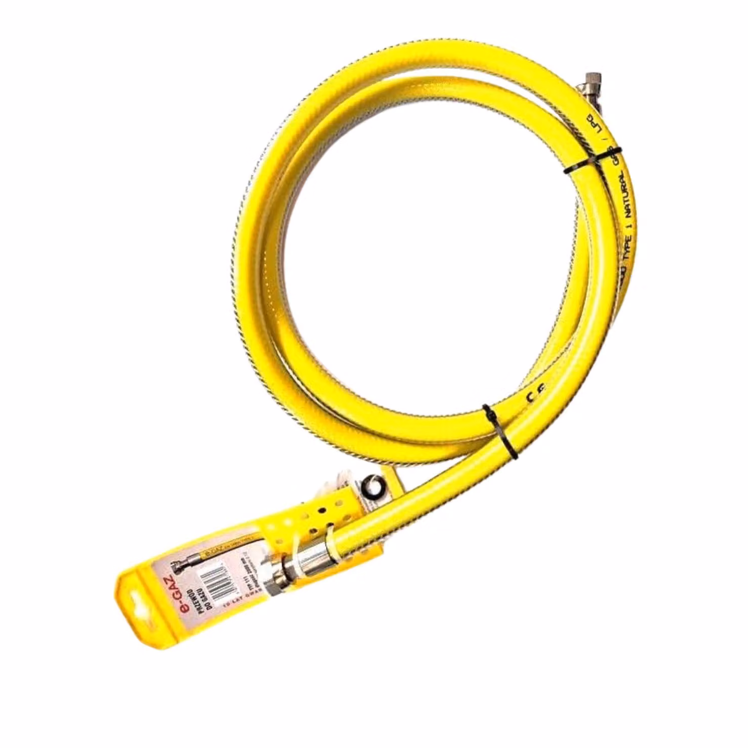 Tubo flessibile per gas rinforzato Zatechs 2 m 20 bar Ø9,0 mm 2x 1/2" filettatura interna filettatura destra fornello a gas fornello domestico piano cottura a gas