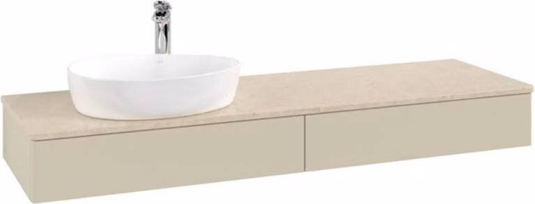 Mobiletto V&B senza struttura frontale Antao 160x50cm, HL, WBP botti., si Gr m Lac