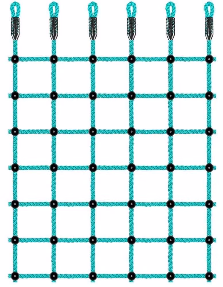 Rete da arrampicata per bambini, da utilizzare sia all'interno che all'esterno, dimensioni 196 x 125 cm