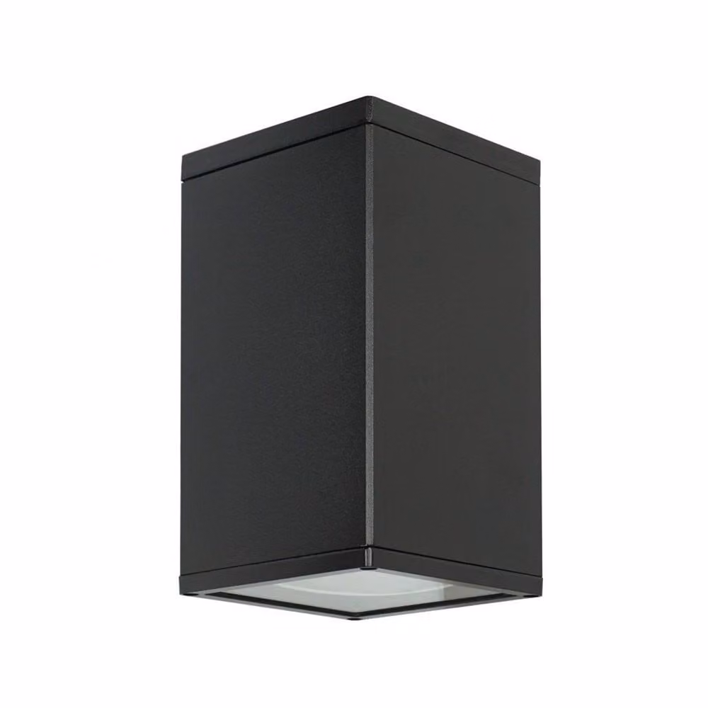 Lampada da soffitto spot esterna 21x12 cm 1xE27 nera IP54 SU-MA 8003 BL