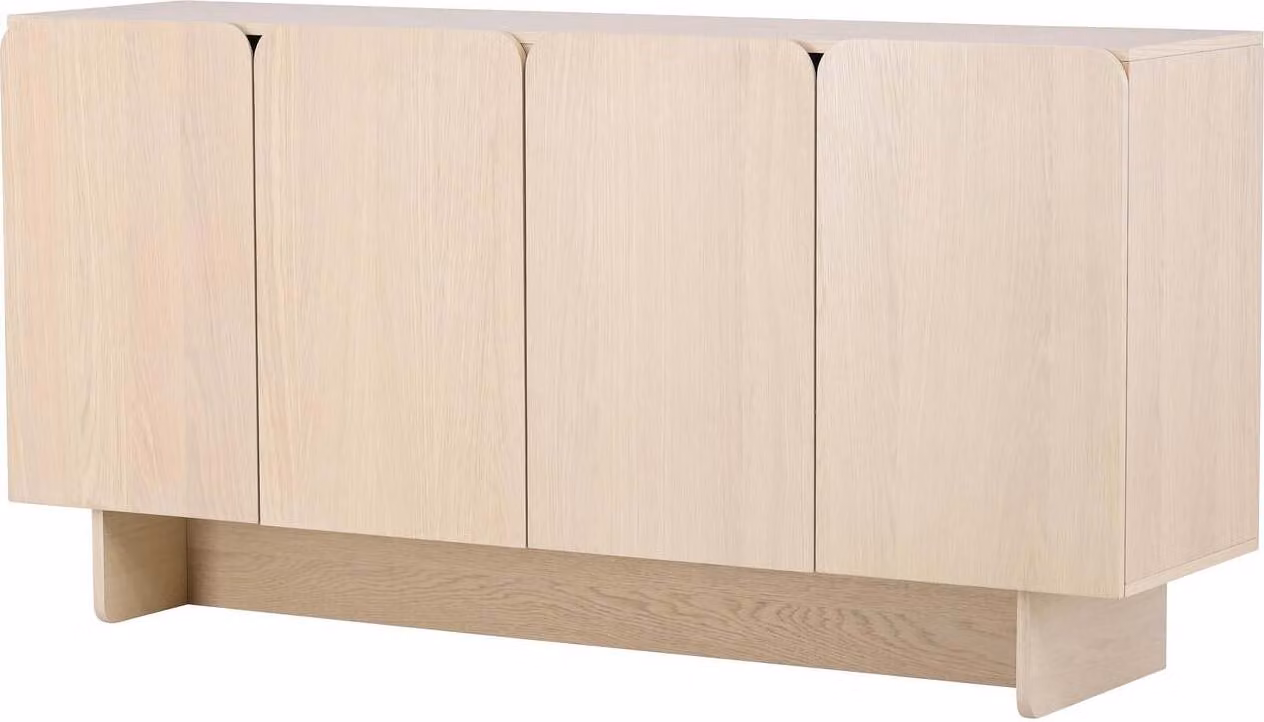 FURNLUX Credenza Tyreso Beige 160cm / Hauptfarbe: Beige / Dimensioni: 160 x 42 x 80 cm