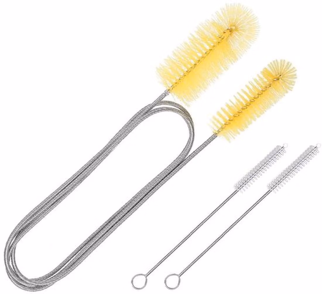 Set Azomor con 3 spazzole doppie flessibili per una pulizia efficace delle tubature