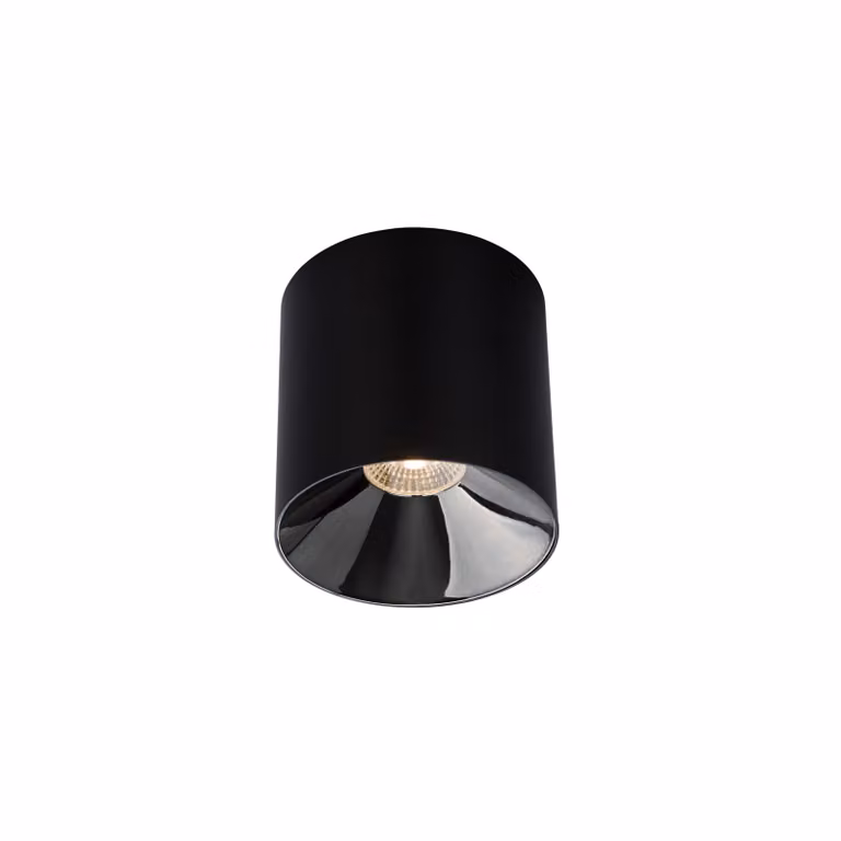 Faretto spot LED rotondo IOS nero 20W, luce bianca neutra 1600 lm, alluminio, dimensioni: 12,3 x 13,4 x 13,5 cm, IP20, Nowodvorski Lighting