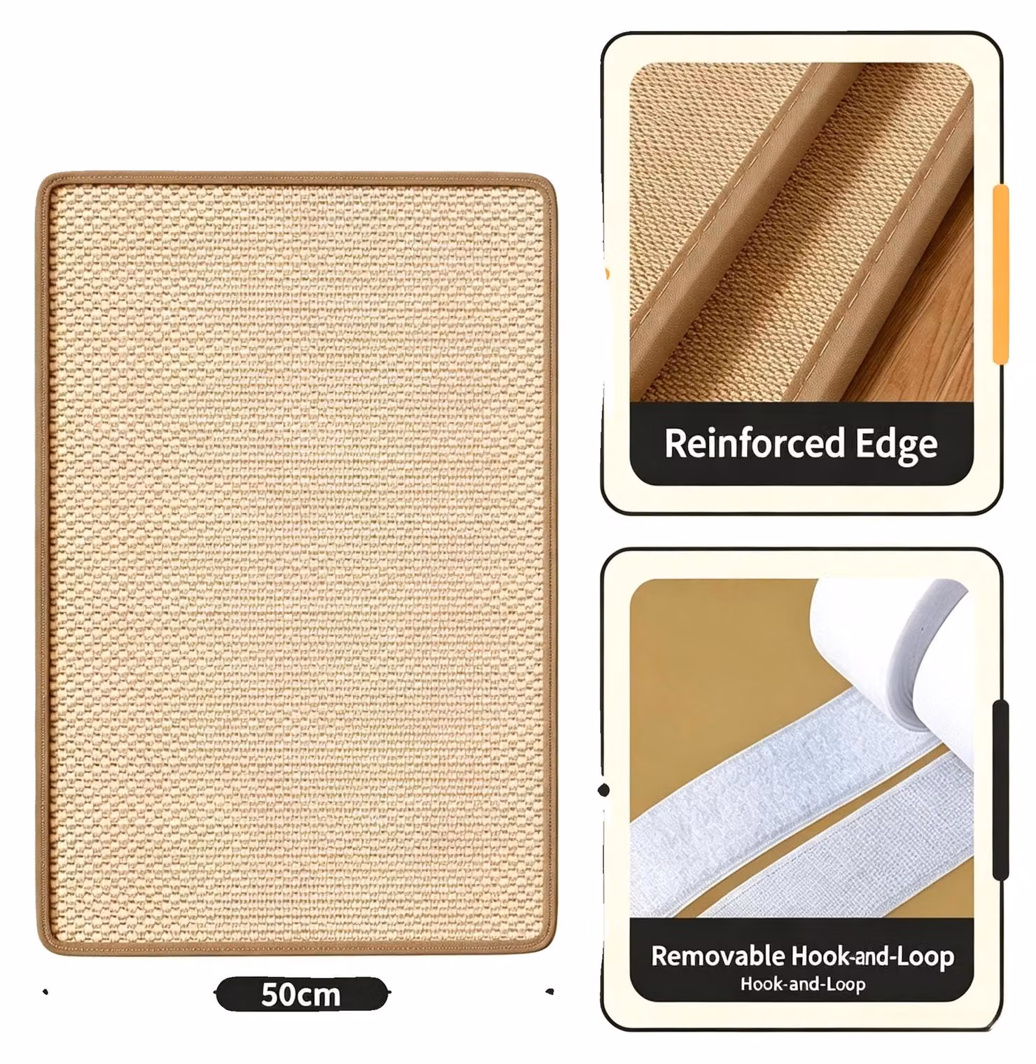 Albero per gatti, design salvaspazio, materiale in sisal resistente, dimensioni 90x50 cm, confezione singola