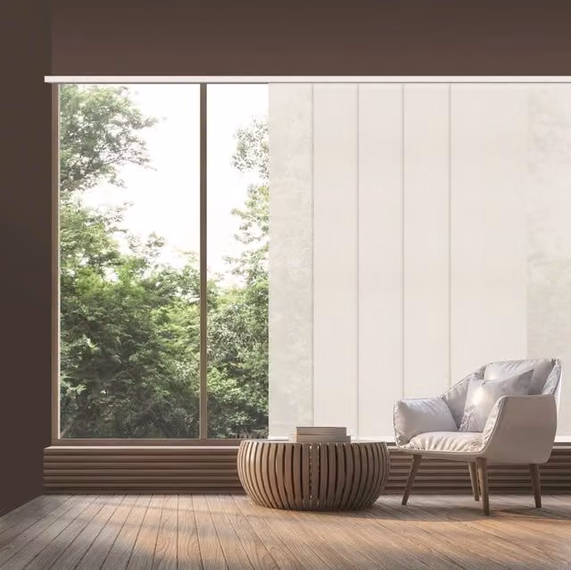 VIEWTEX Kit di pannelli giapponese (binario e pannelli) Screen - Grado di apertura 10% - Bianco 238 cm - Made in Europe - 5 anni di garanzia