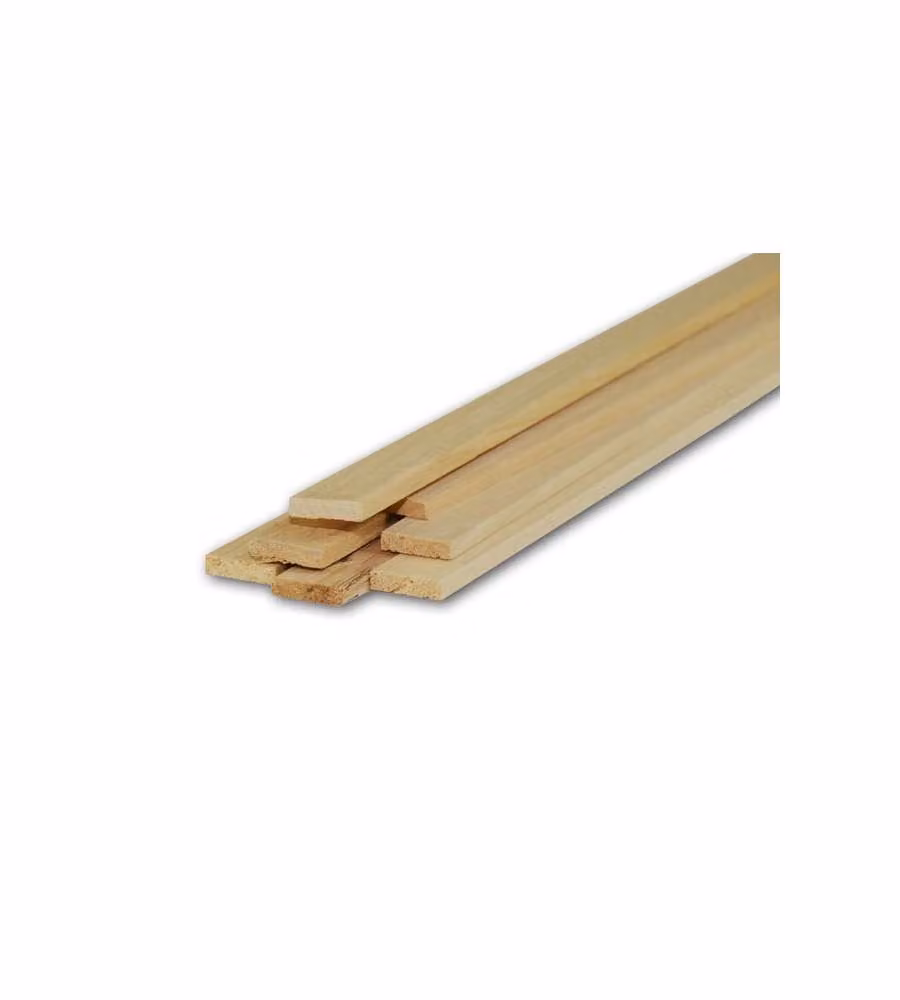 PIRCHER Listelli Samba Piallati 5x20x2500 Mm Legno Naturale Interni