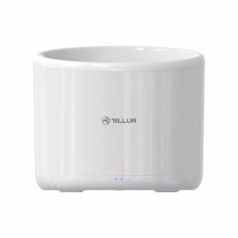 Distributore intelligente di acqua per animali domestici Tellur WiFi - Acqua - Acqua, 2L, bianco