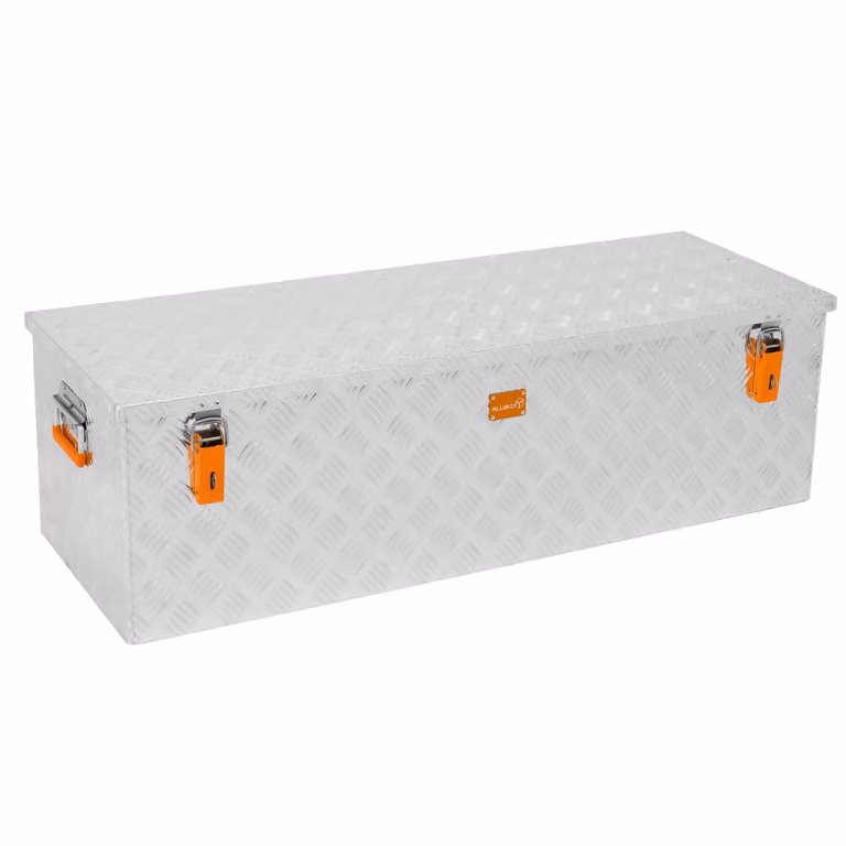 ALUBOX® Serie RL 161 L XL Cassetta portautensili in lamiera di alluminio striata da 1,5 mm