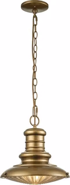 Lampada sospesa esterna classica bronzo E27 Feiss Redding