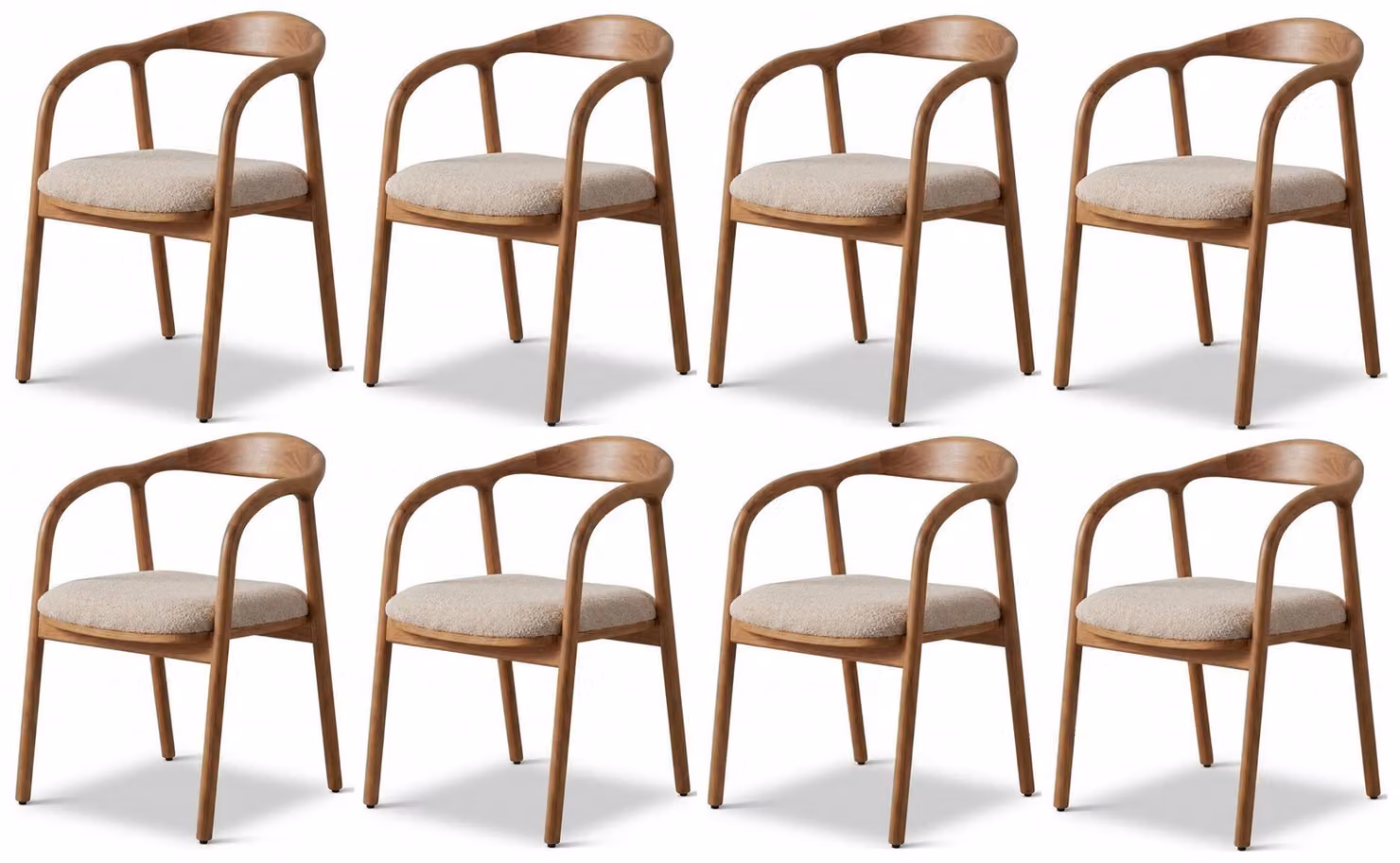 Sedie, stile moderno, colore marrone, ideali per la sala da pranzo, pratiche, confortevoli e comode