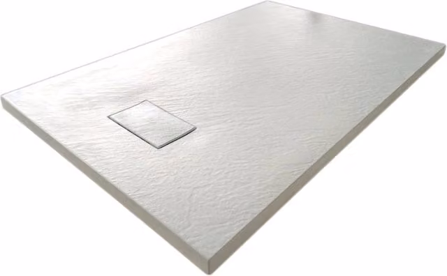 Piatto Doccia 90x180x2 6 CM Rettangolare Bianco Effetto Pietra mod. Strong