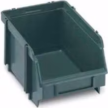 Porta minuteria modulare con vaschetta e porta etichetta Verde A Union Box 1000484 L: 10,4 cm, P: 16,5 cm, H: 7,6 cm