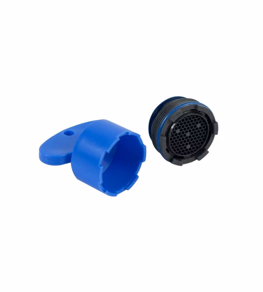 Aeratore a scomparsa M24 x 1" con chiave