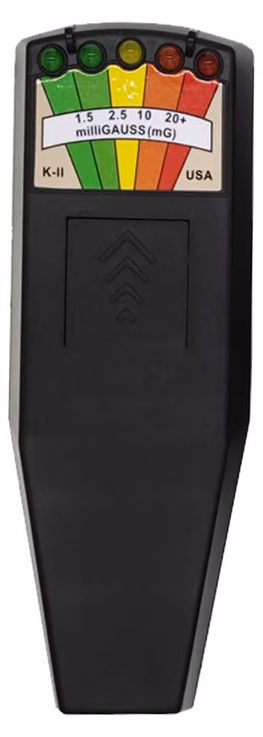 Rilevatore EMV, display a LED, frequenza da 50 Hz a 20.000 Hz, portatile