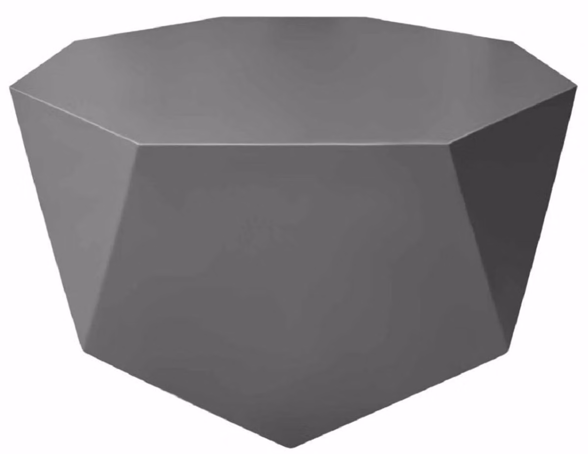 Casa Padrino Luxury Garden Table Matt Grey 77 x 77 x H. 46 cm - Tavolino resistente alle intemperie - Mobili da giardino - Collezione Luxury