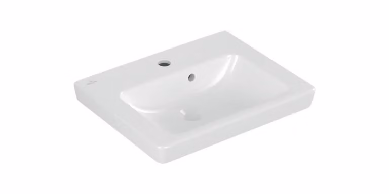 Villeroy & Boch Subway 2.0 lave-mains, 1 trou pour robinet, avec trop-plein, 500x400mm, 731550R1, 731550R1
