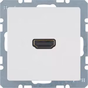 Presa Berker 3315426089 High Definition, bianco polo, con Berker Q.1/Q.3