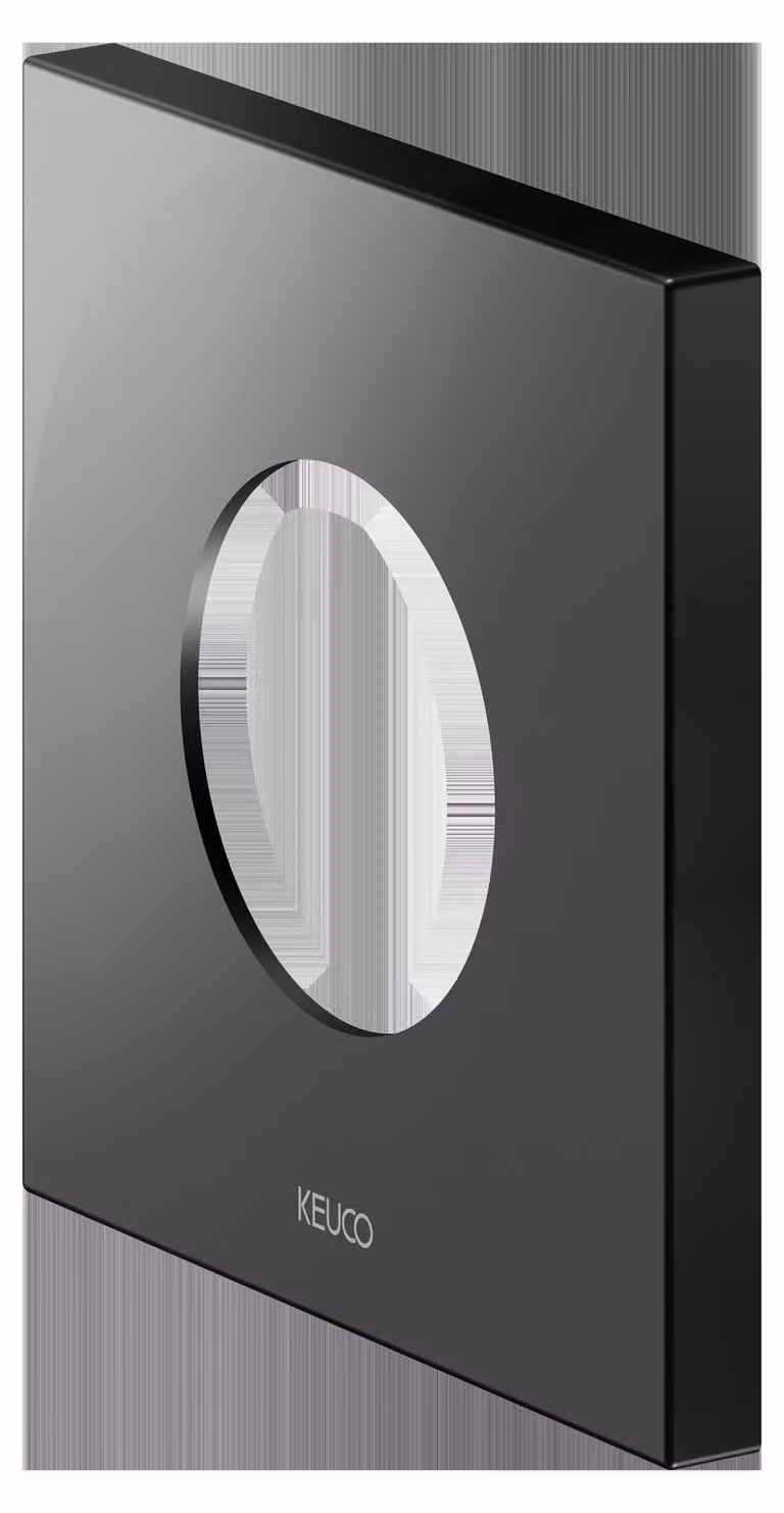 Rosace murale KEUCO surdimensionnée pour vannes et robinets de douche thermostatiques encastrés, carrée, 59556370092, 59556370092