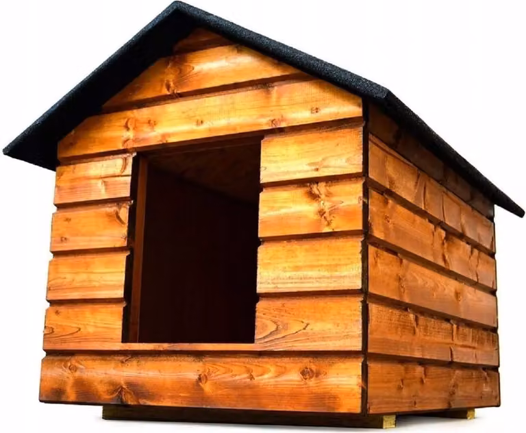Cuccia per cani QLS taglia L con tenda Isolamento invernale Pino Outdoor 11002