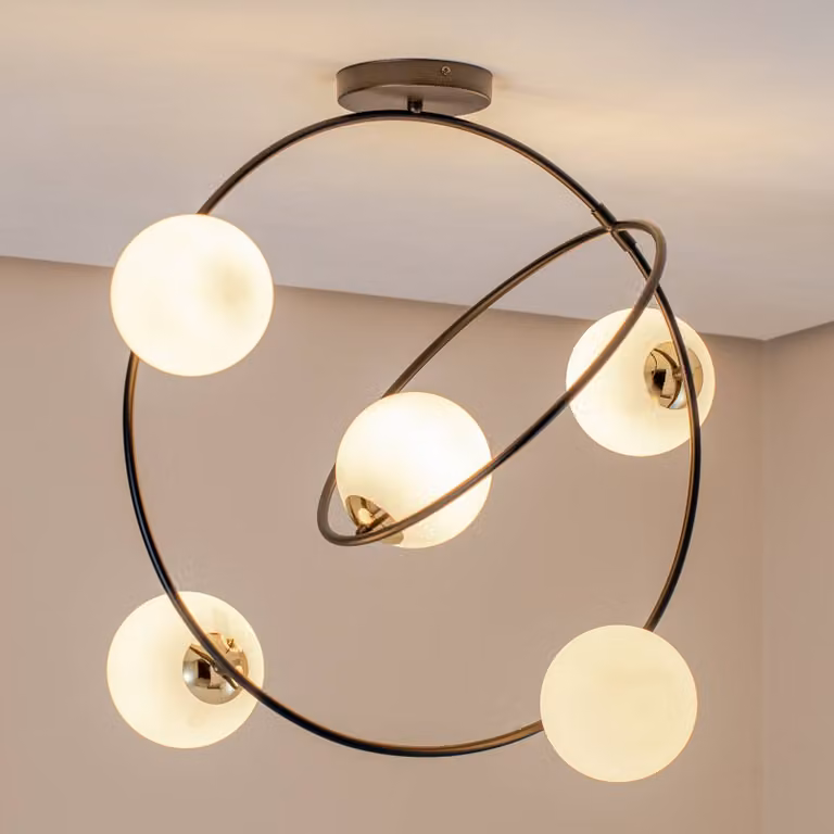 Plafoniera soffitto Stardom EMIBIG LIGHTING, dimmerabile, Nero, Soggiorno / Sala da pranzo, Moderno, Plafoniera