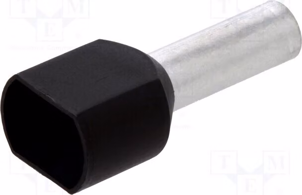 5 connettori a crimpare: guaina isolata, rame doppio 6mm², lunghezza 14mm, stagnati, modello BM 00561, marca Bootlace