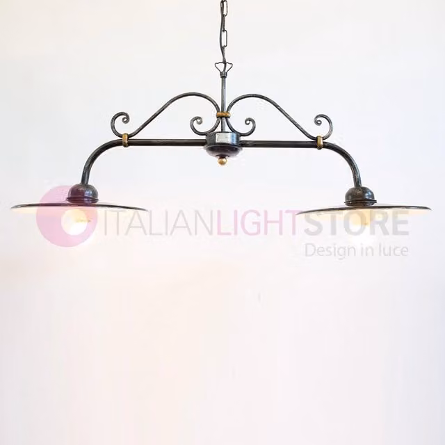 Lampadario a sospensione Cruccolini in metallo con altezza regolabile, disponibile in nero, bianco o argento
