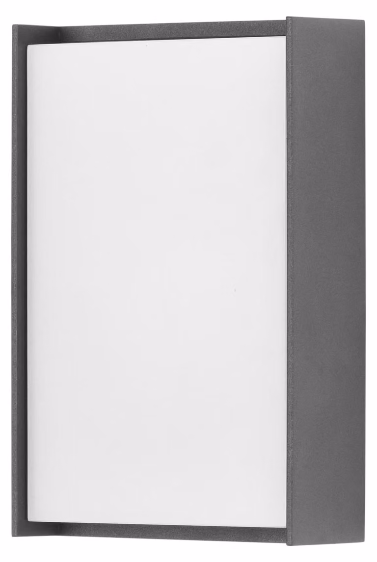 Apparecchio di illuminazione esterna a LED, modello C4 Block, colore grigio