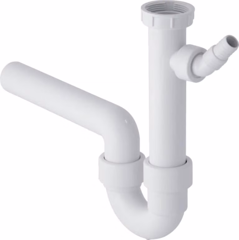 Scarico prefabbricato Geberit monoblocco in PP d40 mm x G1 1/2 bianco, 1 pz.