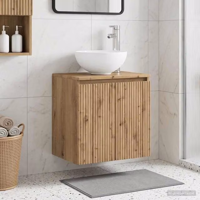 Mobile Lavabo da Parete Rovere Artigianale 49,5 x 41 x 64,5 cm 890401