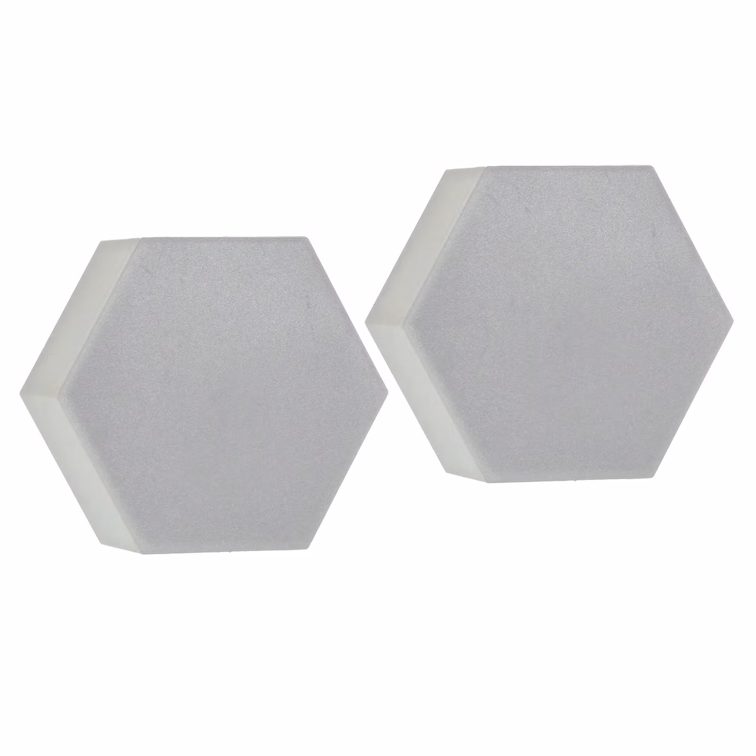 DICTROLUX Set di 2 Lampade LED RGB Esagonali Multicolore con Controllo Touch e Montaggio a Parete